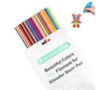 GREATRICH Refill per Penna 3d, 32 Colori per Bambini, Filamento PCL a Bassa Temperatura, 160 Pezzi Totali, Compatibile con 3Doodler Start e Start+