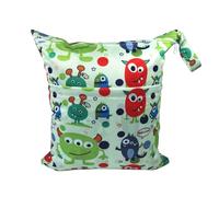 GreatRise 40 × 45 cm, borsa per pannolini per bambini, impermeabile, borsa per pannolini, organizer per il naso, con chiusura lampo, per viaggi, spiaggia, asilo, Mostro