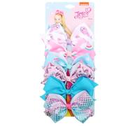 GreatRise 6 fermagli per capelli da ragazza da 5 pollici, con coccodrillo antiscivolo, con fiocco colorato a forma di anatra, per capelli