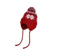 GreatRise Berretto unisex con pompon con paraorecchie, berretto peruviano, invernale, lavorato a maglia, berretto invernale, classico, caldo, per bambini, per ragazze e ragazzi dai 4 ai 10 anni