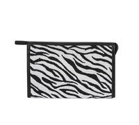 GreatRise Bianco e Nero Trousse Cosmetico Donna Impermeabile Trucco Borsa Da Viaggio Leopard Cosmetici Borsa Borsa Da Lavaggio Borse A Quadri Organizzatore Portatile Sacchetto Da, #2-zebra