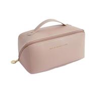 GreatRise Borsa cosmetica da viaggio in PU Leader Make up borsa impermeabile borsa da toilette portatile organizer per cosmetici grande capacità borsa da viaggio portatile per donne, mamma, Colore: