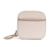 GreatRise Borsa cosmetica grande capacità da donna piccola borsa portatile per trucchi da viaggio in tela con cerniera borsa da toilette con scomparto per pennelli, organizer per rossetto, cosmetici