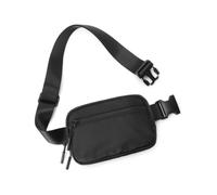 GreatRise Marsupio alla moda per uomo e donna, con tracolla regolabile, borsa a tracolla, borsa a tracolla per attività all'aperto, fitness, escursionismo, ciclismo, viaggi, Nero