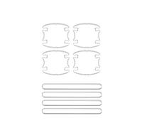 GREB 8 Pezzi Pellicola Protettiva per Maniglia Portiera Auto per Kia Rio III Hatchback (UB) 3 Door 2015-2024 2025, Adesivo Protettivo Impermeabili AntiGraffio Accessori,Transparent