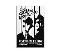 greb Poster su tela del film The Blues Brothers, decorazione per la stanza, poster artistico per camera da letto e soggiorno, 40 x 60 cm, senza cornice