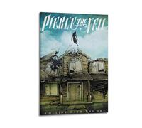 greb Poster su tela, motivo: Pierce The Veil, decorazione per la stanza, poster artistico per camera da letto, soggiorno, pareti, 20 x 30 cm, stile cornice