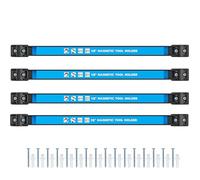 GREBSTK Portautensili magnetico, confezione da 4 barre magnetiche resistenti per montaggio a parete (45,7 cm)