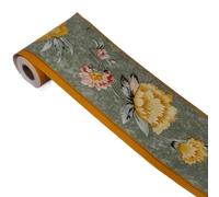 Greca Adesiva per Parete 10 metri adesivo decorativo for bordi da parete impermeabile floreale vintage in PVC carta parati fai te decorazioni for la casa adesivi linea di vita for piastrelle(209-01)