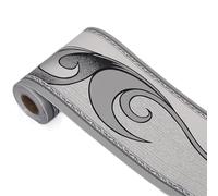 Greca Adesiva per Parete 10 metri adesivo decorativo for bordi da parete impermeabile floreale vintage in PVC carta parati fai te decorazioni for la casa adesivi linea di vita for piastrelle(222)