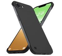 GRECAZO Custodia sottile per iPhone 17e/iPhone 16e da 6,1", non magnetica, ultra sottile, senza cornice, opaca, in policarbonato rigido, minimalista, con anello di estrazione, cordino, antiscivolo