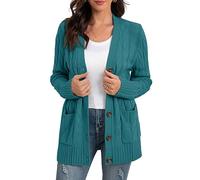 GRECERELLE Maxi Abito Estivo da Donna, Casual, a Maniche Corte, con Tasca, per Tutti i Giorni, Vacanze, Viaggi, maternità