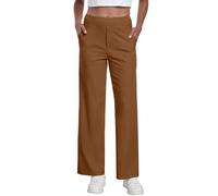 GRECERELLE Pantaloni da donna per yoga a gamba larga, pantaloni a vita alta elasticizzati, joggers, pantaloni sportivi, pantaloni da lavoro da donna, pantaloni palazzo per donna per casual, lavoro e