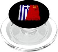 Grecia Bandiera dell'Unione Sovietica Greco CCCP Heritage PopSockets PopGrip per MagSafe