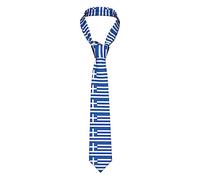 Grecia Bandiera Greca Cravatta da Uomo in Seta Cravatta Regalo Abito Cravatta da Sposa Fazzoletto Set Gemelli da Lavoro Tessuto Cravatta Casual