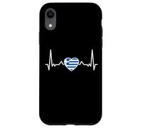 Grecia Battito del Cuore Bandiera Greco Custodia per iPhone XR