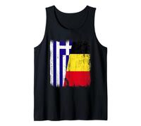 Grecia Belgio Mezza Bandiera Greca Belga Jersey Canotta