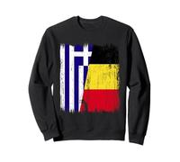 Grecia Belgio Mezza Bandiera Greca Belga Jersey Felpa