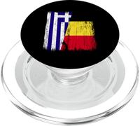 Grecia Belgio Mezza Bandiera Greca Belga Jersey PopSockets PopGrip per MagSafe