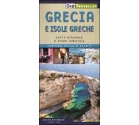 Grecia e isole greche. Carta stradale e guida turistica. 1:800.000