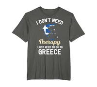 Grecia Grecia mappa t-shirt regalo per greci Maglietta