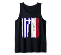 Grecia Iraq Mezza Bandiera Greco Iracheno Jersey Canotta