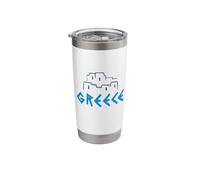Grecia Isole greche Bicchiere termico in acciaio inox doppia parete