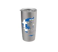Grecia Isole Greche I Grecia Greco Bicchiere termico in acciaio inox doppia parete