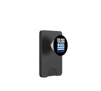 Grecia Lover Greek Pride Funny I'm Not Yelling I'm Greek PopSockets PopWallet per MagSafe