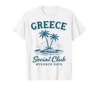 Grecia Social Club Mykonos Giorni Maglietta