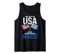 Greco Americano La Mia Storia Iniziata In Grecia Orgoglio Vintage Canotta