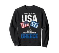 Greco Americano La Mia Storia Iniziata In Grecia Orgoglio Vintage Felpa