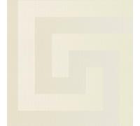 Lusso Greco Chiave Parati Versace Vinile Avorio 38609-4 Geo Maze Sottili Lucente