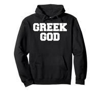 Greco Dio Divertente Fraternità College Frat Partito Greco Felpa con Cappuccio