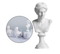 Greco Figurine Mini 6cm Del Busto Statua di Arte Della Resina Ritratti