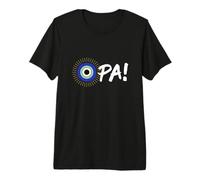 Greco Pride Evil Eye Parola Opa! Greco Uomo Donna Grecia Maglietta Premium