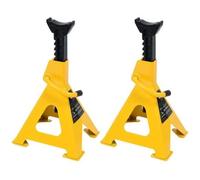 GrecoShop Cavalletti/Jack Stand Professionali 2 pz per Auto/autoveicoli 3T/3000kg ***** Attualmente Disponibili Solo di Colore Rosso/Red *****