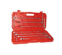 GrecoShop Chiavi a T con snodo/snodabili set 7 pz cromo vanadio