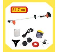 GrecoShop Decespugliatore a Scoppio 51,7cc con Accessori