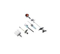 GrecoShop Decespugliatore a Scoppio 52cc Multifunzione 5in1 Professionale 2 Tempi con Tagliasiepi, Motosega Potatore Troncarami, Disco 3 Lame, Testa Abbacchiatore Scuotiolive, Asta Prolunga