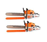 GrecoShop Doppia/2 pezzi Motosega per Potatura a Scoppio 52cc (51,7cc) Professionale con Motore 2 Tempi e Lama da 50cm - Super Offerta Limitata!!!