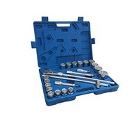 GrecoShop Kit 22 Bussole Chiavi a Bussola Poligonale 3/4" Cricchetto CR-V