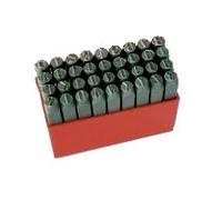 GrecoShop Set 36 Pezzi Punzoni/Numeratori Lettere e Numeri 3 mm