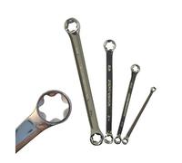 GrecoShop Set 4 Chiavi a Bussola Fisse Torx CR-V Occhio