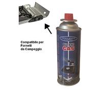 GrecoShop SilverMatch Cartuccia Bomboletta Gas Butano 220 g
