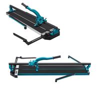 GrecoShop Tagliamattonelle Tagliapiastrelle Professionale 1200mm (48")-Macchina Manuale per Taglio Ceramica, Gres Porcellanato, Piastrelle Grandi Formati-Precisione e Uso Professionale in Cantiere