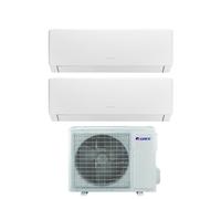 Gree Climatizzatore Condizionatore Dual Split Pular 7000+12000 R32 GWHD18 7+12