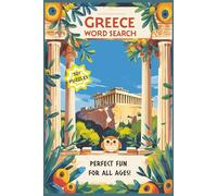 GREECE WORD SEARCH: Perfect fun for all ages | 6x9 | 55 Puzzles