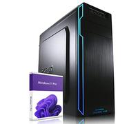 Greed® Basic V2 PC fisso Intel Core i5 10400 6 Core - Desktopveloce + computer per ufficio e casa con 4,3 GHz, 8 GB RAM/RAM - Disco da 256 GB SSD - DVD+RW - USB3.1 - Wi-Fi, incl. Windows 11 Pro