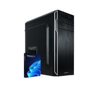 GREED® Intel Core i7 4790 Multimedia PC fisso - Desktop veloce per ufficio e casa - Computer con 4,0 GHZ - 16GB RAM - Disco da 240GB SSD + 1TB HDD - DVD+RW - USB3.0 - WLAN - incl. Windows 11 Pro